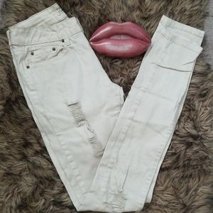 💋Skinny White Jeans💋